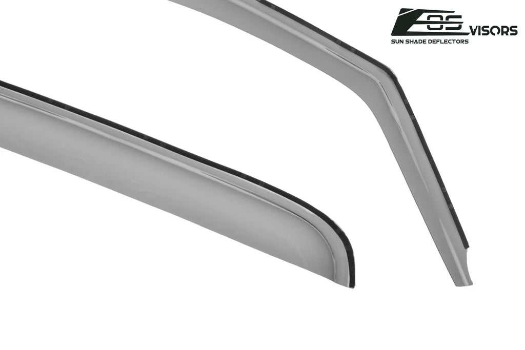 Store Deflectors Chevrolet | IN-CHANNEL ALL TINTED Side Fits 2014-2018 Visors Extreme SMOKE Silverado Online Window Guards Crew 1500 Style Models Vents EOS Rain Cab
