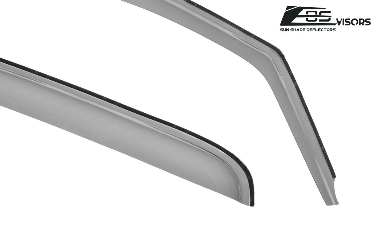 Store Deflectors Chevrolet | IN-CHANNEL ALL TINTED Side Fits 2014-2018 Visors Extreme SMOKE Silverado Online Window Guards Crew 1500 Style Models Vents EOS Rain Cab