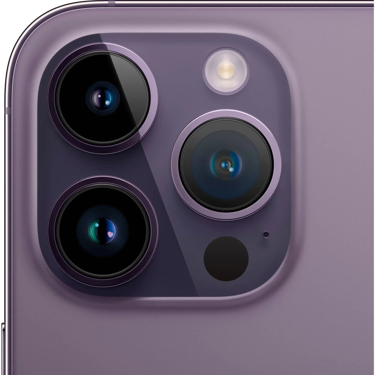 Refurbished-Good Unlocked Apple Pro GSM Purple iPhone CDMA Max Smartphone Deep Pre-Owned 256GB - / 14