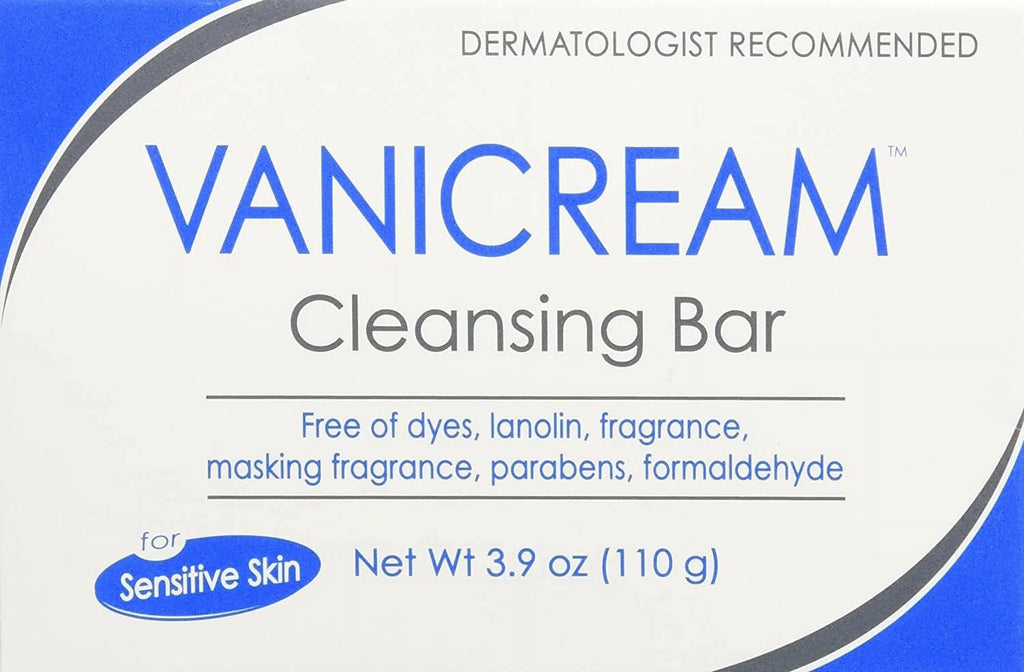 Sensitive Bar 3.9 oz, Pack Cleansing 8 Vanicream Fragrance-Free, Skin,