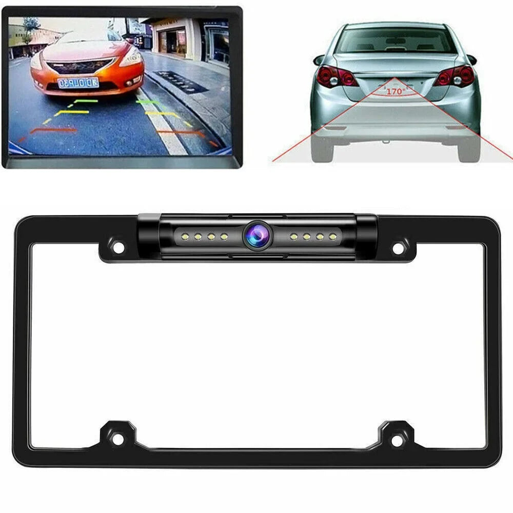 '- Cam Wired Cars Angle for - Waterproof View KingFurt Night American Universal IP68 Backup - Vision Viewing Camera Rear 170°