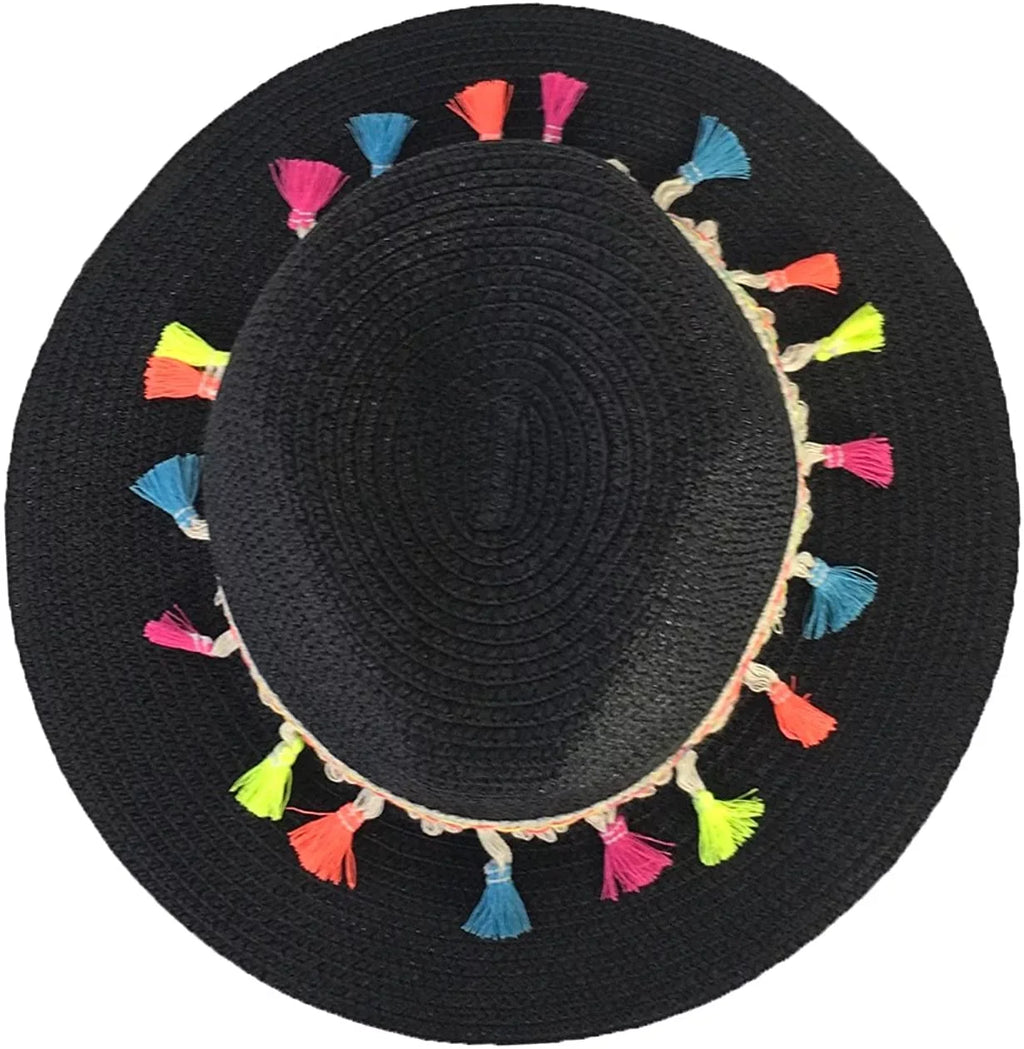 Hat, Tassel Culture Fashion Festive Straw Panama
