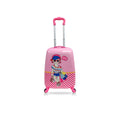 Tucci Wheels Girl Kids Fashion with Hardside Kids Lightweight Luggage 18" for Suitcase Kids-Cute