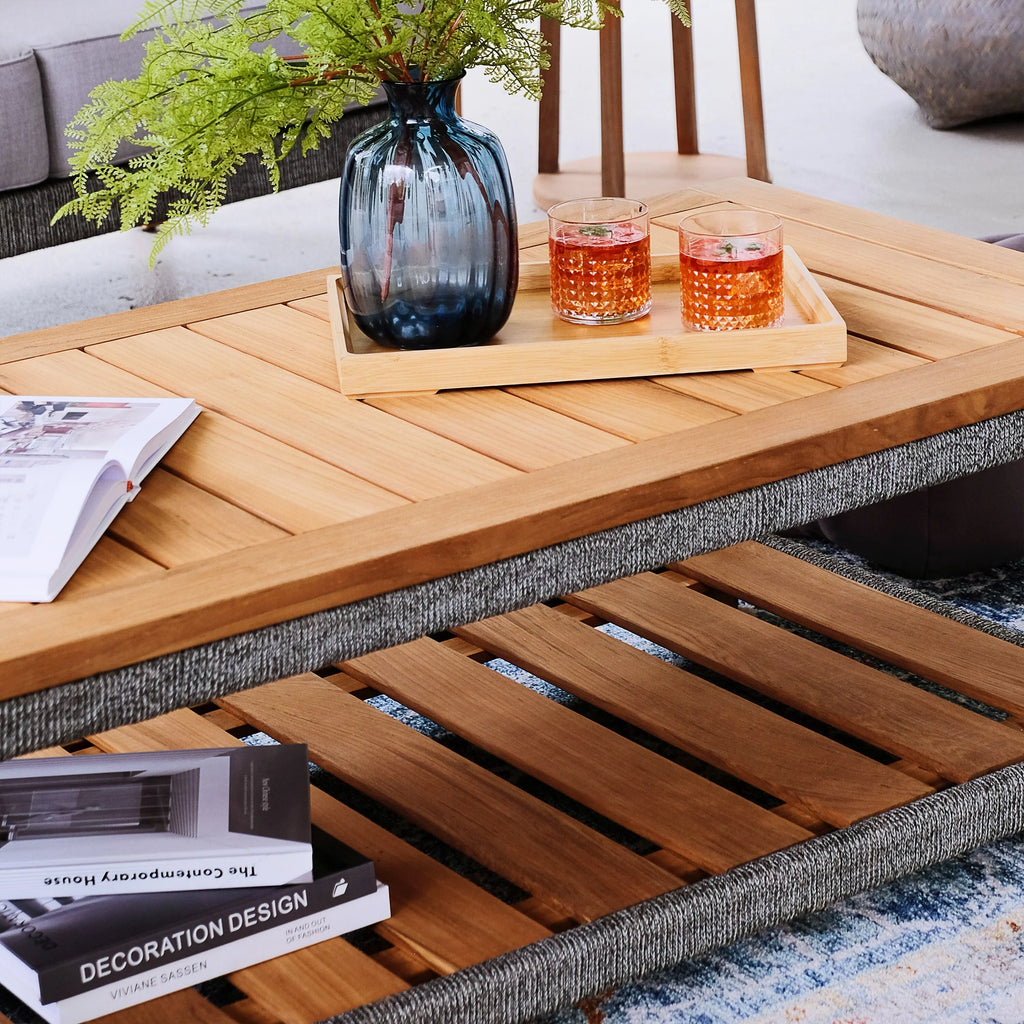 Cambridge Nassau Coffee Casual Patio Teak Table