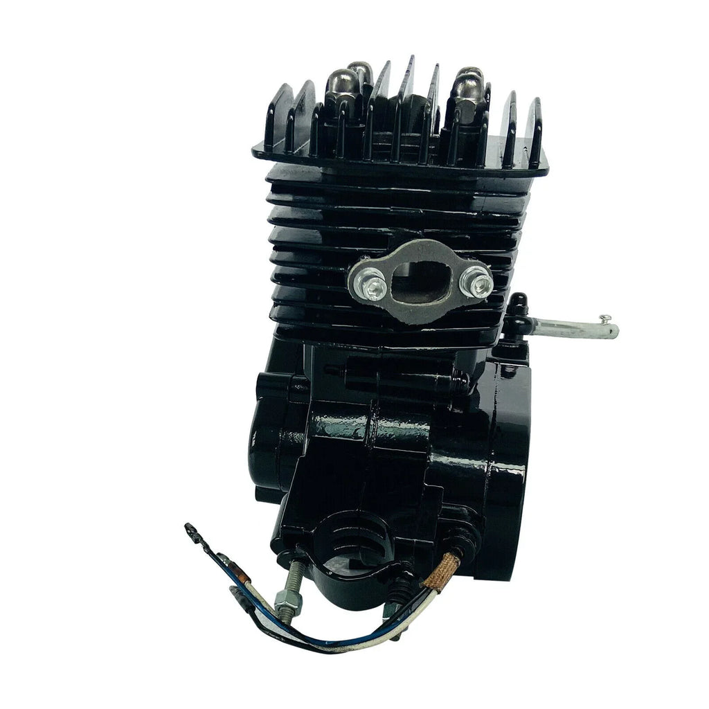 Petrol Motor 80CC Engine Single for 2.94KW 2-Stroke Start Motorized Bike Bicycle 6500r/min Cylinder Pull Engine Air-cooled Gas