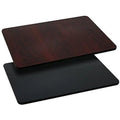 24'' Laminate Glenbrook Mahogany 30'' X Reversible Pack With 3 Top Table Or Rectangular Top