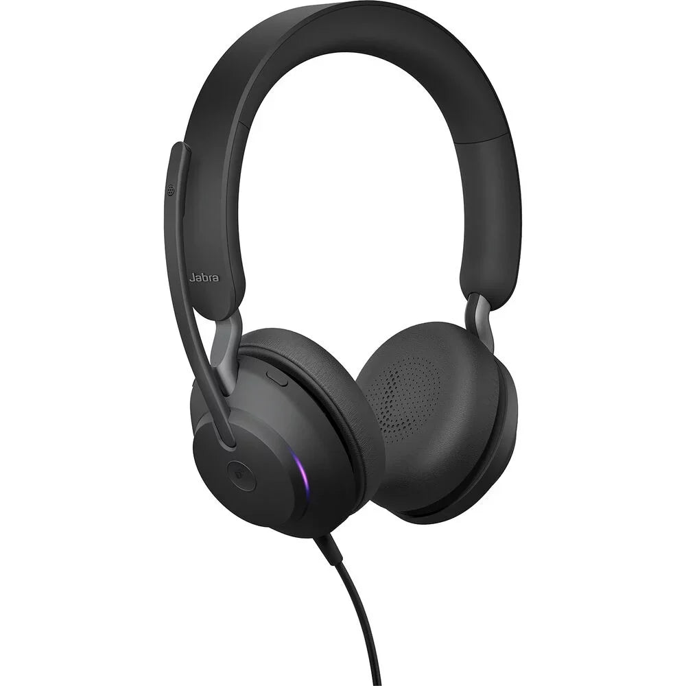 40 Passive Wired All-Day Jabra UC and for Music, USB-C, Enhanced - Evolve2 Stereo, (Open Cancelling Calls USB-C with - UC-Optimized Box) Headset Comfort, Noise Headphones, Headphones, Telework