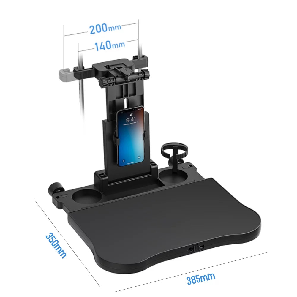 Seat for Food Aibecy Adjustable Table Eating with Car Tray, Table Working, Car Phone Foldable Seat Travel Back Multifunctional Car Holder Writing,