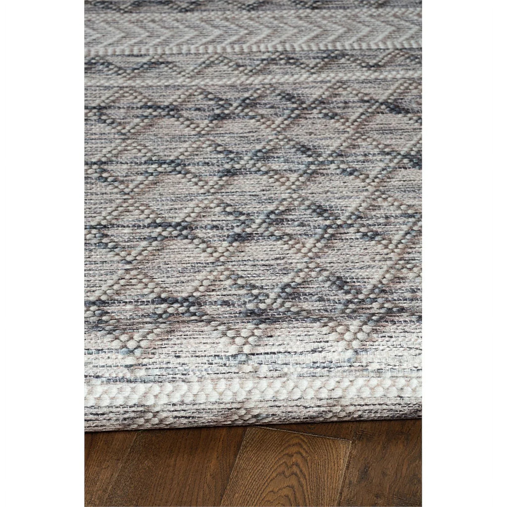 in Rug Linon 5' x Marion Cream 7' Macomb Polyester Area