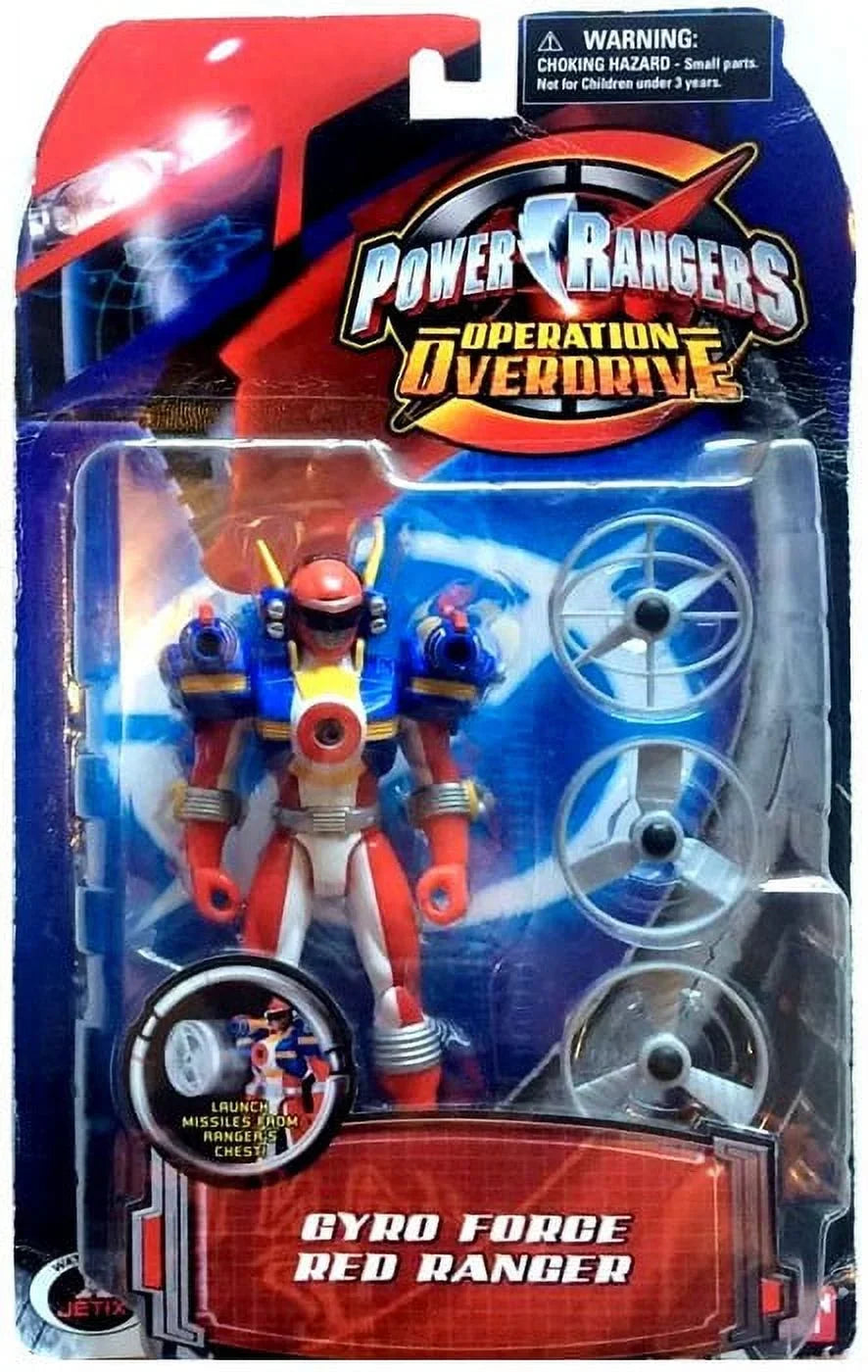Figure Force Gyro Ranger Rangers Power Operation Action Overdrive Red
