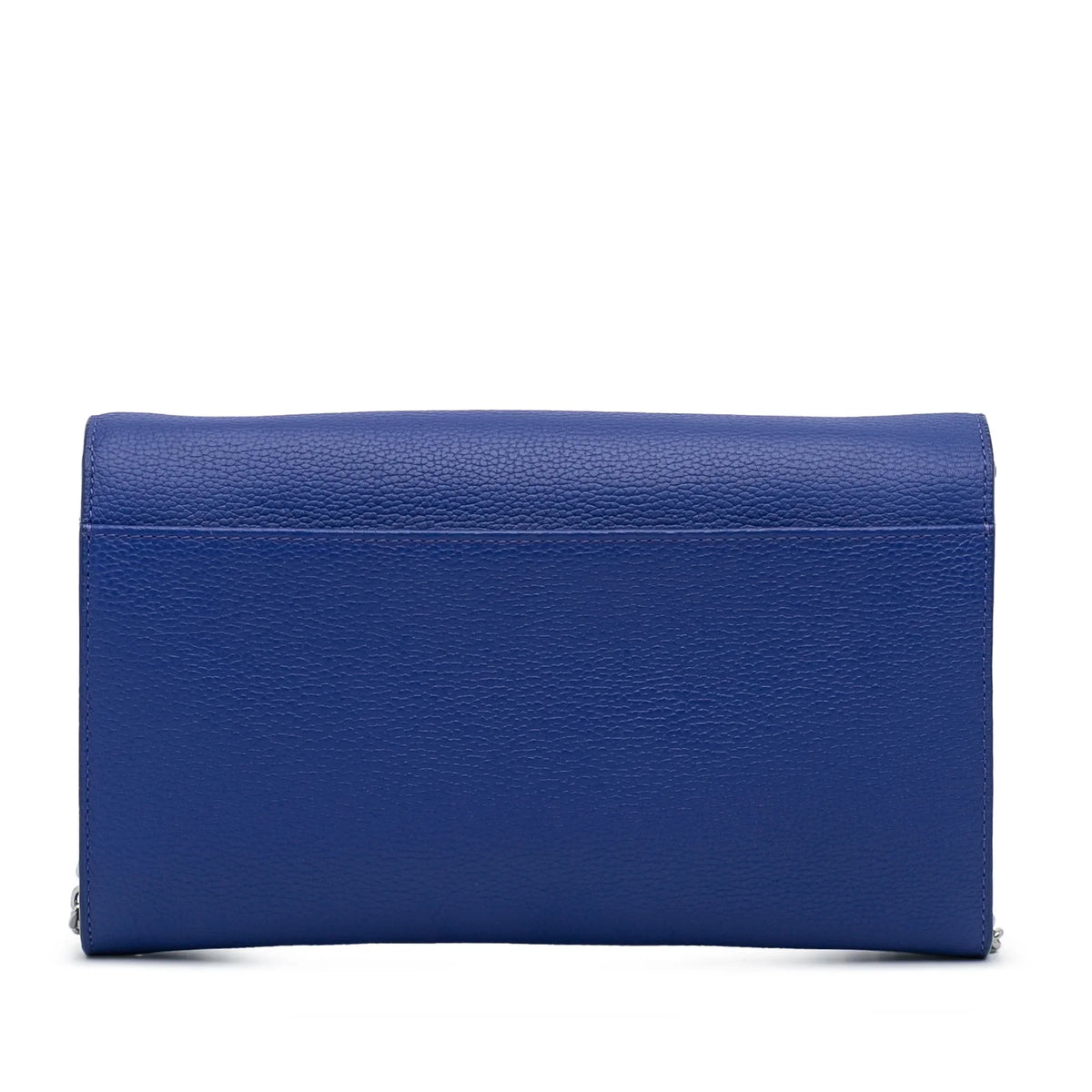 Blue Chain Wallet Crossbody Leather Studded Pre-Owned Authenticated (Good) Bag Calf Unisex Patricia MCM on