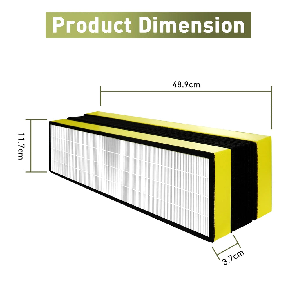 AC5300B HEPA GermGuardian Filter with FLT5111 HEPA FLT5000 C, Hepa+10 AC5250PT AC5000E Replacement Carbon Pack Carbon AC5350B Compatible 2 Filter, and Activated Air FLT5250PT 2 Purifier, CDAP5500 True