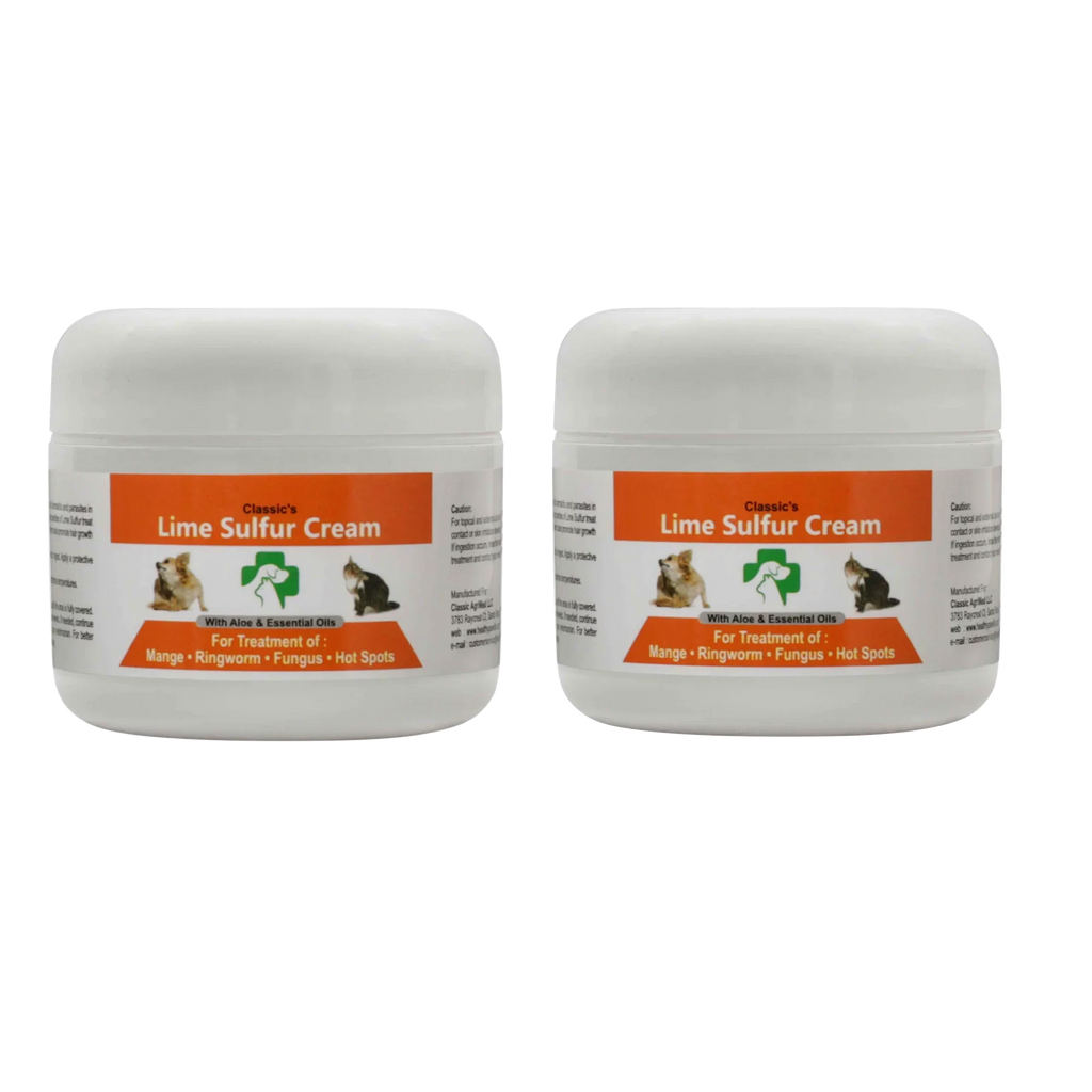 Skin Safe Dip Lime Dog, oz Kitten, Jars) Dry (2 for Care Ointment Itchy - x Sulfur oz 2 Pet Skin Cream x oz and Pet 2) Paw (2 - Ointment Puppy, Life Cat, x (2 Horse 2) - for Healthy