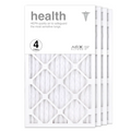 14x24x1 Air in Made 13 Air Health AC Pleated the HVAC MERV Filter 4-Pack Filters USA Filter, AIRx Furnace