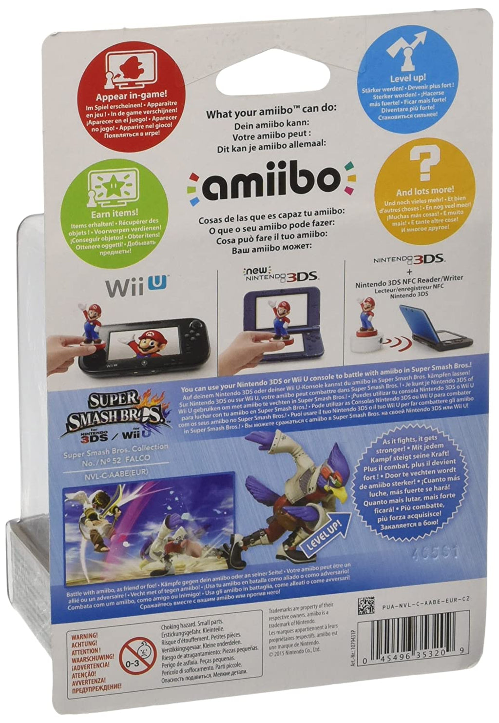 Wii Falco U/3DS) amiibo (Nintendo No.52 European Version