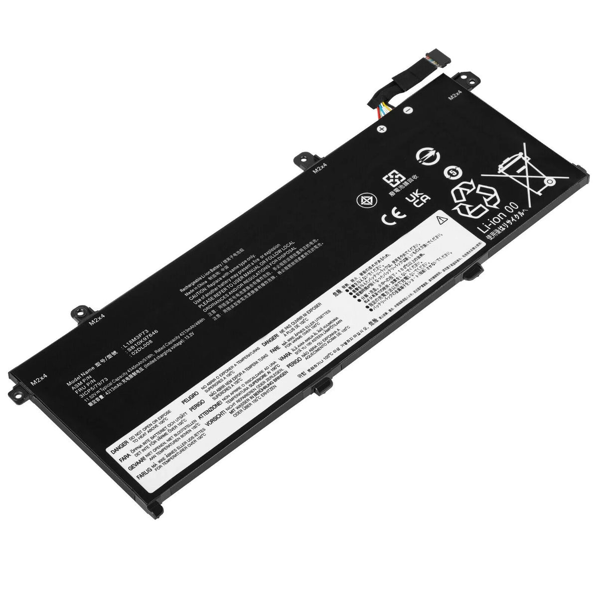 L18M3P73 T495 Lenovo 02DL007 L18M3P74 T14 For T490 P43s Battery ThinkPad