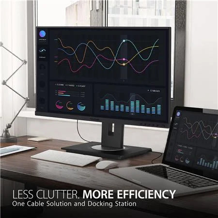 Ergonomics Office HDMI, USB Docking Degree C Integrated Monitor and 3.2, and for Inch 4K RJ45, VG2756-4K Port 27 ViewSonic 40 with Home Display Tilt IPS