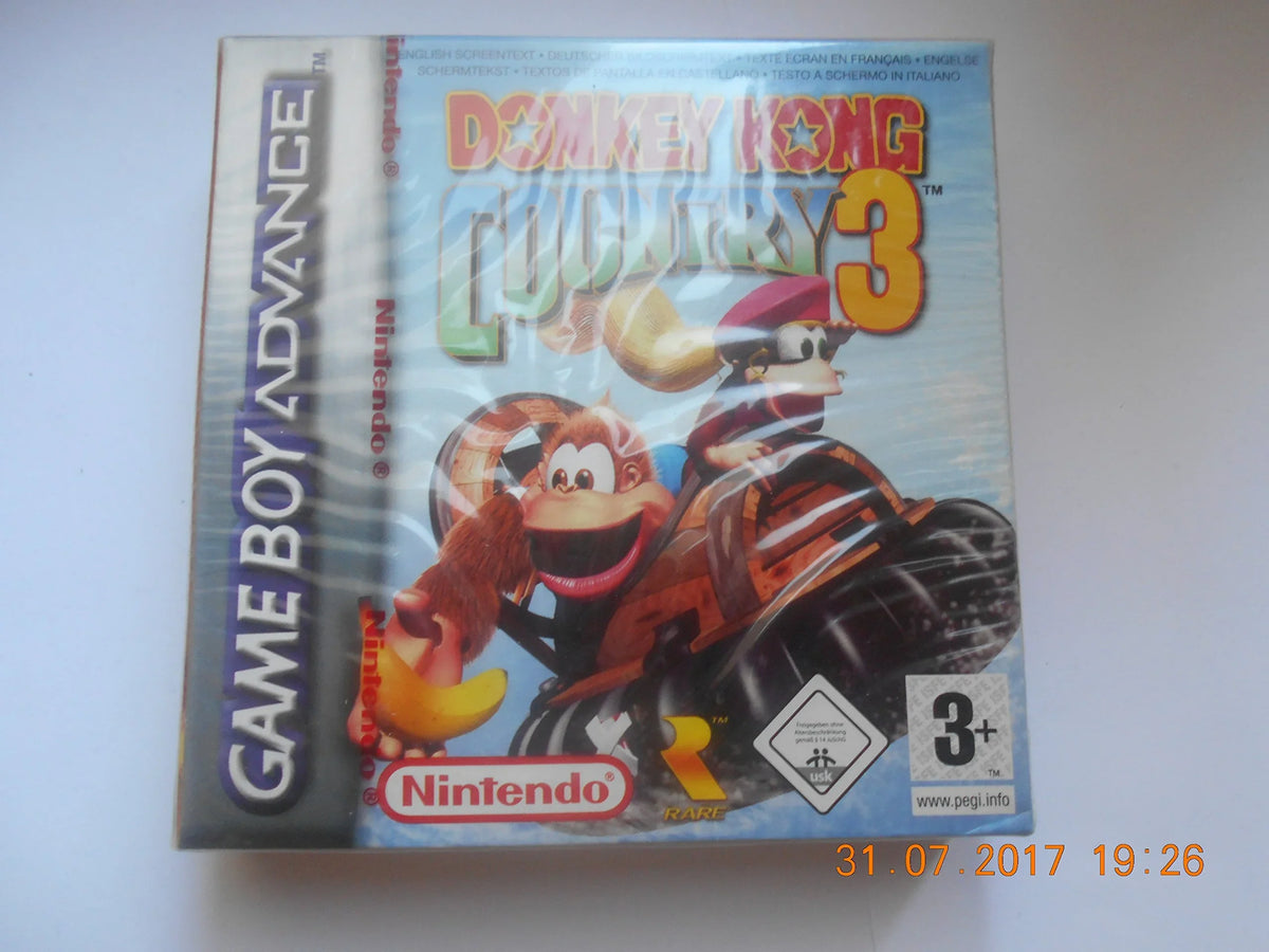 GBA *COLOR* DONKEY Cartridge Handheld 3 LAND GBC NTSC - Console GAMEBOY GB - KONG