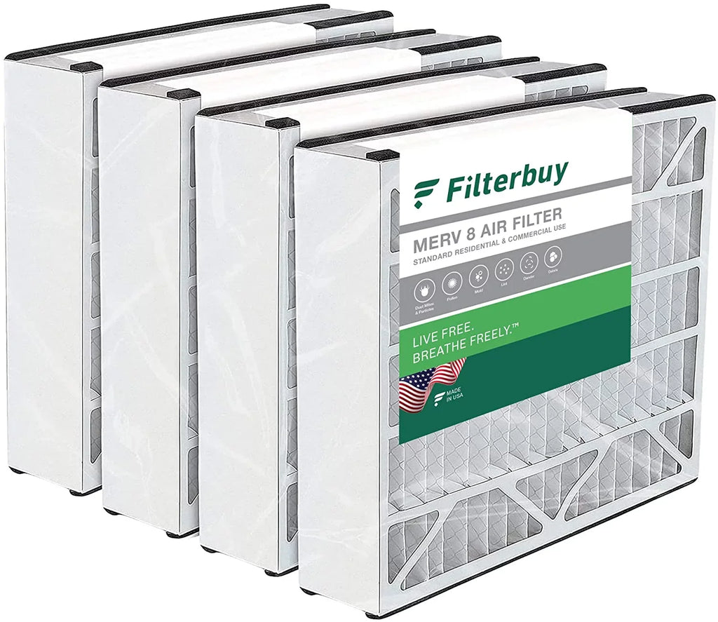 Furnace for Trion MERV Air 255649-105 HVAC Bear Filters AC Air Filterbuy 8 16x25x5 (4-Pack) Pleated