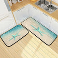 20x47inches Ocean Gift Carpet 20x28inches and Living Entryway Rug Kitchen Washable Starfish Floor Rugs Water Home Room Sea Beach Runner + Bedroom for Area Decor Mats Perfect Wave