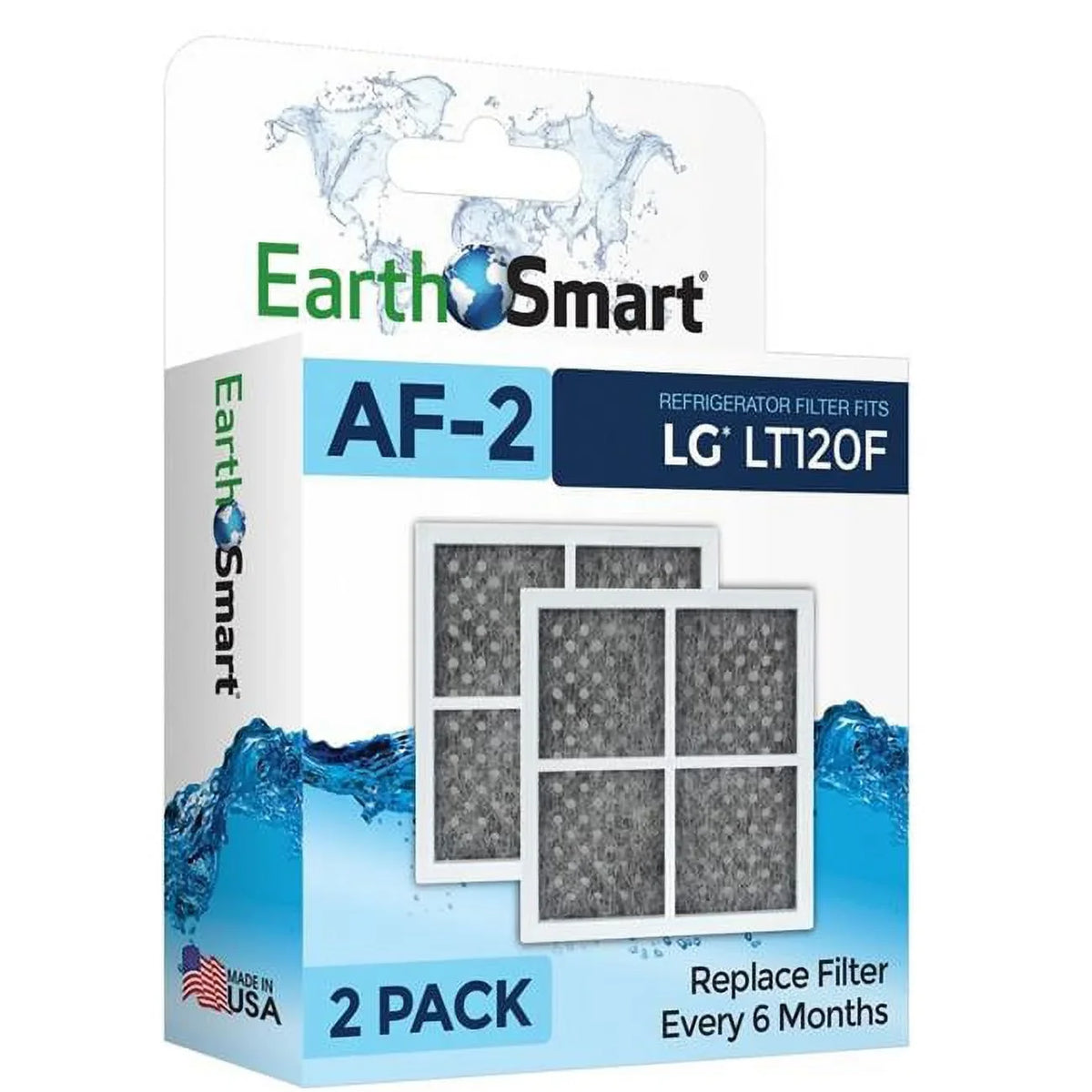 LT120F of 2 Pack Air - Refrigerator LG for Filter AF-2