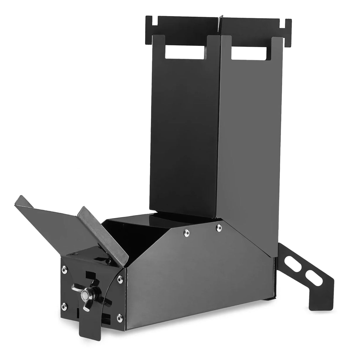 Backpacking and Compact Stove, Lixada Burning Collapsible and Steel Camping, for Lightweight Wood Stove Stainless Rocket