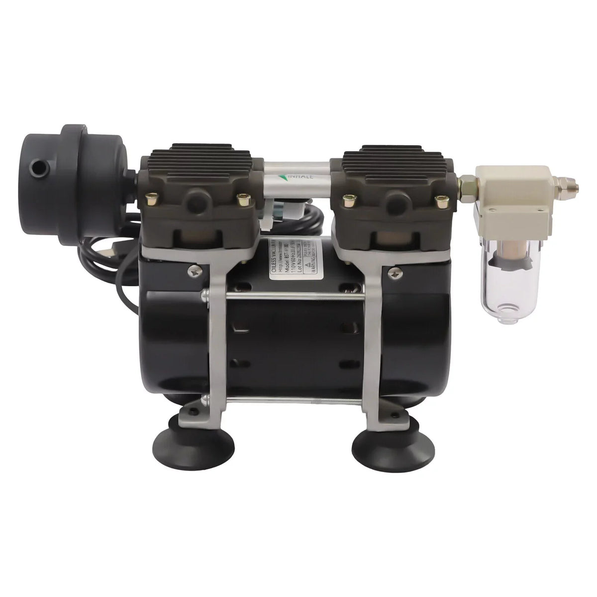Industrial 95Kpa 100W Vacuum Air with Oilless Free Pump Vacuum Filter Pump Oil