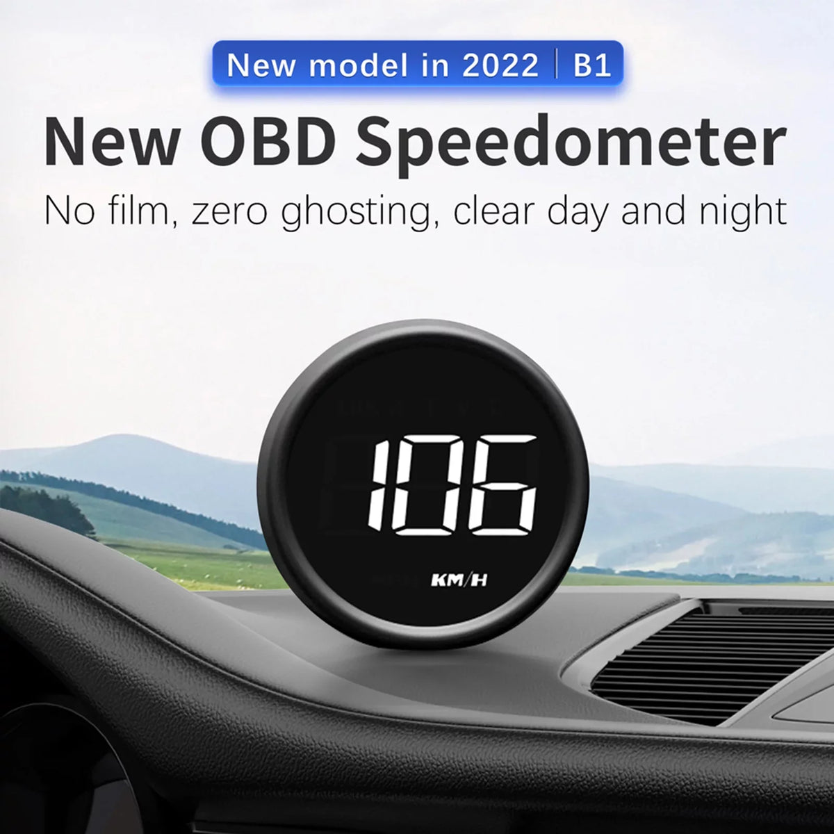 Car Driving Detector Moobody OBDII Head-Up Speedometer Diagnostic for Display Safe HUD