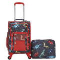 CUBE DINO CRCKT SOFTSIDE PACKING 3 TAG WITH AND LET'S SOAR PC LUGGAGE