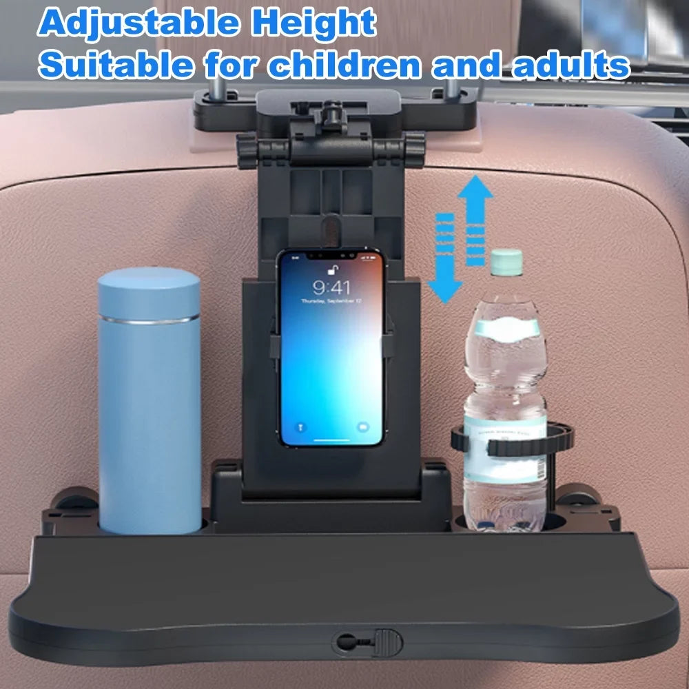 Seat for Food Aibecy Adjustable Table Eating with Car Tray, Table Working, Car Phone Foldable Seat Travel Back Multifunctional Car Holder Writing,