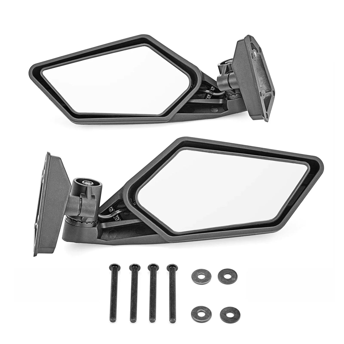 Can-Am NEW Side - View Upgrade 2017-2022 For Turbo RS Racing WEISEN MAX X3 Style Rear | Adjustable 360° Maverick Mirrors