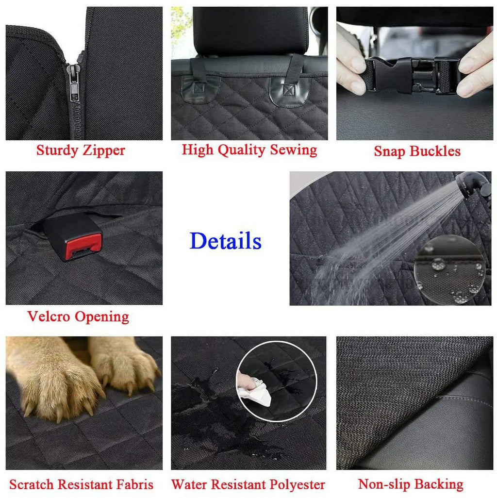 Seat, Dog Dog Cover Hammock Car with Covers Seat Car Back Waterproof & Scratchproof for SUVs Trucks Protection Mesh Dog Cover Window, Dogs Cars