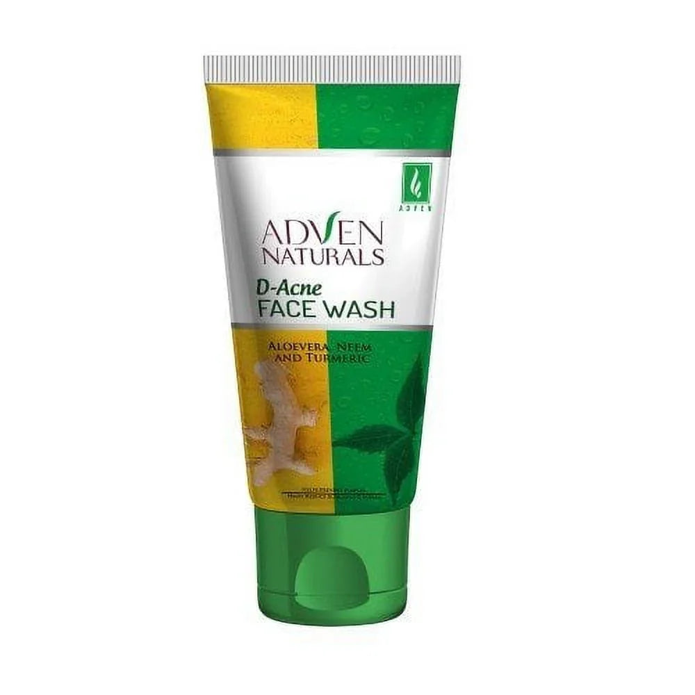 Adven g) with D-Acne Neem Wash(200 Aloevera, Naturals Turmeric & Face
