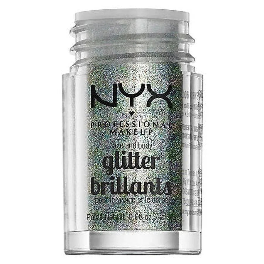 oz Crystal Makeup Face & Pack NYX Body 0.08 Professional of Glitter, 2