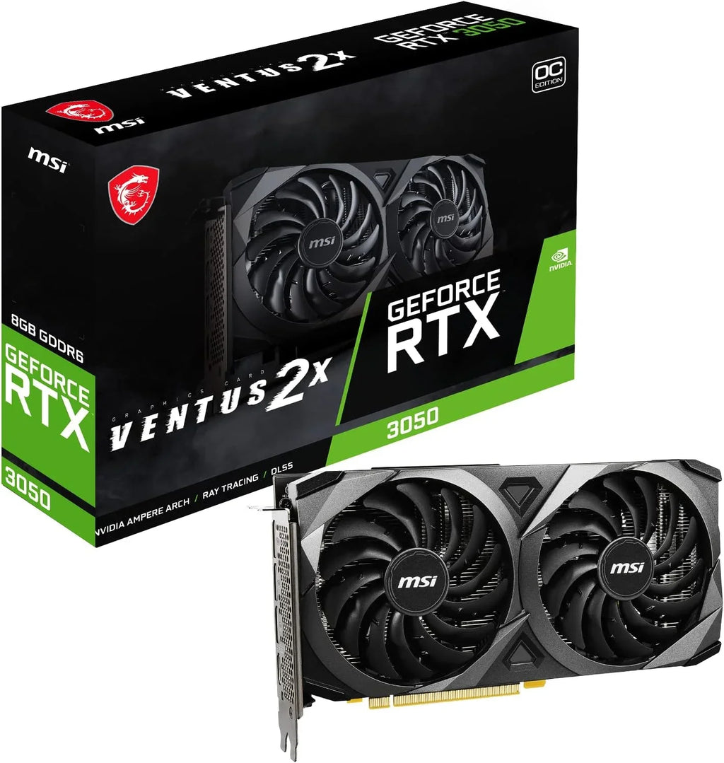 Ventus GeForce Video Refurbished) 4.0 3050 2X (Factory 3050 PCI OC 8G RTX MSI Express RTX GDDR6 Ventus Card 8GB