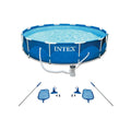 Cleaning Pump Intex with Swimming Filter Kit Pool Pack) Pool and Metal (2 Frame