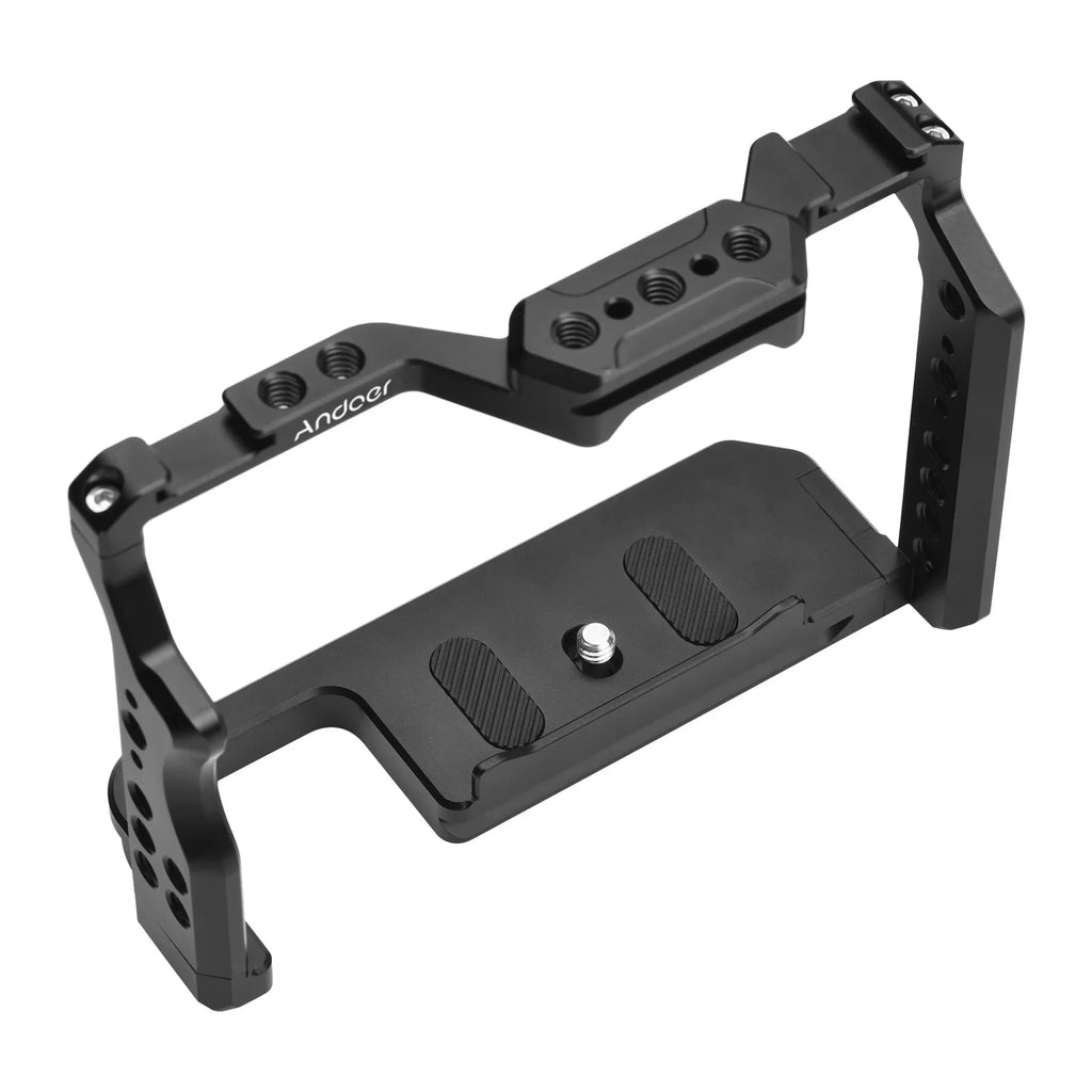 II Numerous Shoe Video A7R A7S A7II/ A7R Aluminum Andoer Cage Cold Inch Threads Replacement Dual 1/4 Mounts Cage Alloy A7IV/ Camera III/ with A7III/ II/ for Sony