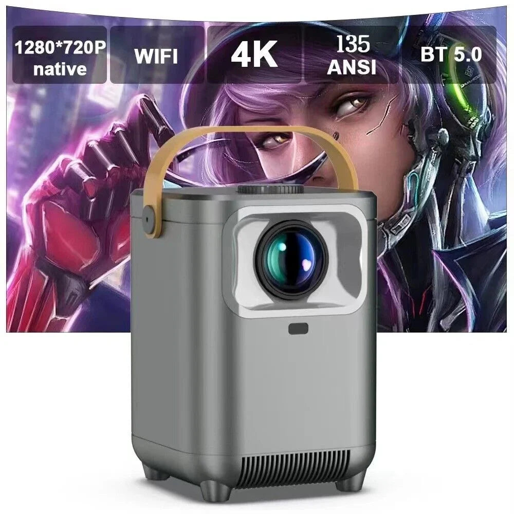 Gaming 5G Support Cinema Theater LED HD 4K Home WiFi LEXKUYI Movie Projector Bluetooth Projector
