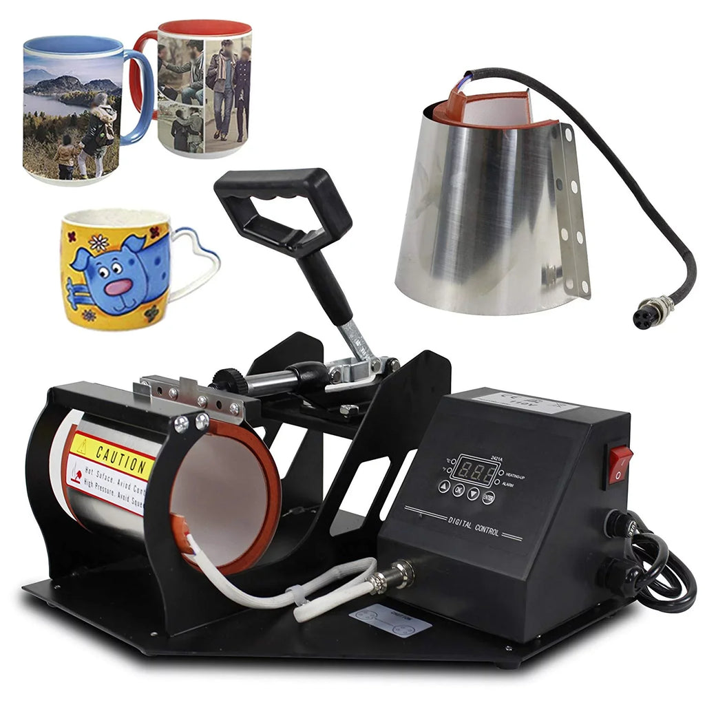 Transfer Coffee in Press 1 Mug Heat ZENSTYLE Cup 2 Digital Sublimation Machine