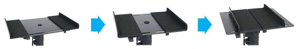 Monitor Speaker RVSM5 Stands Studio Bookshelf Rockville Pair w/Adjustable Height
