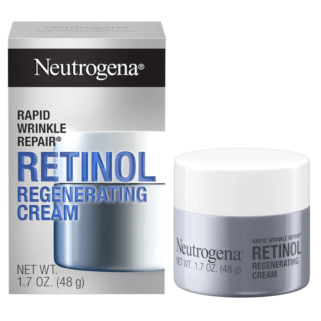 Repair Anti-Aging Fight Rapid & Daily With Face Moisturizer, Face Spots, Neutrogena Lines, Hyaluronic Dark Cream & Fine Wrinkles, Retinol Acid Wrinkle 1.7 To Retinol Oz