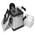 Deep 3 Elite with EDF-401T baskets Platinum Dual 4Qt. Fryer