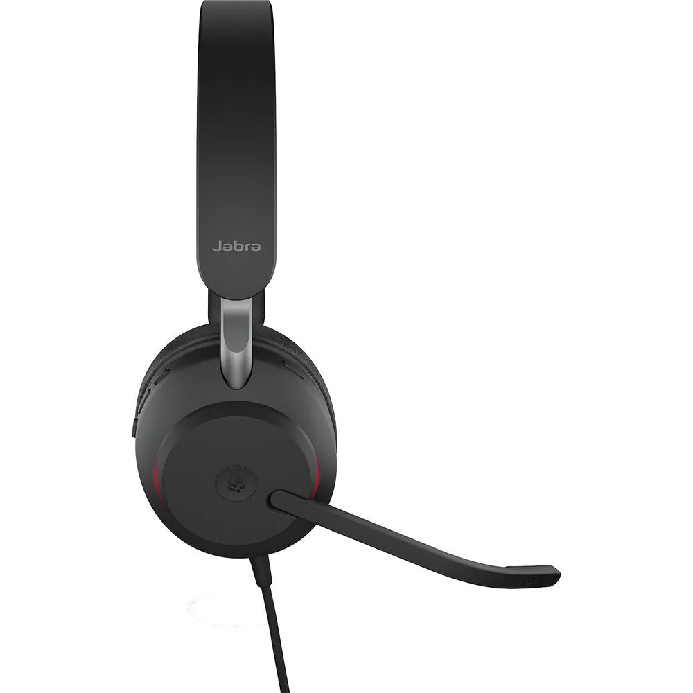 40 Passive Wired All-Day Jabra UC and for Music, USB-C, Enhanced - Evolve2 Stereo, (Open Cancelling Calls USB-C with - UC-Optimized Box) Headset Comfort, Noise Headphones, Headphones, Telework