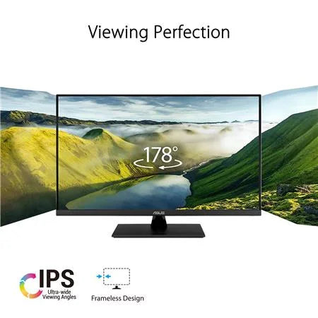 '- Blue Mountable, H HDR10, 1440P sRGB, VESA (2560 (31.5" Eye x 32" ASUS DisplayPort, Light, QHD Adaptive-Sync/FreeSync, Speakers, 1440), (VP32AQ) Viewable) 75Hz, Care, Frameless, Low 100% Monitor IPS,