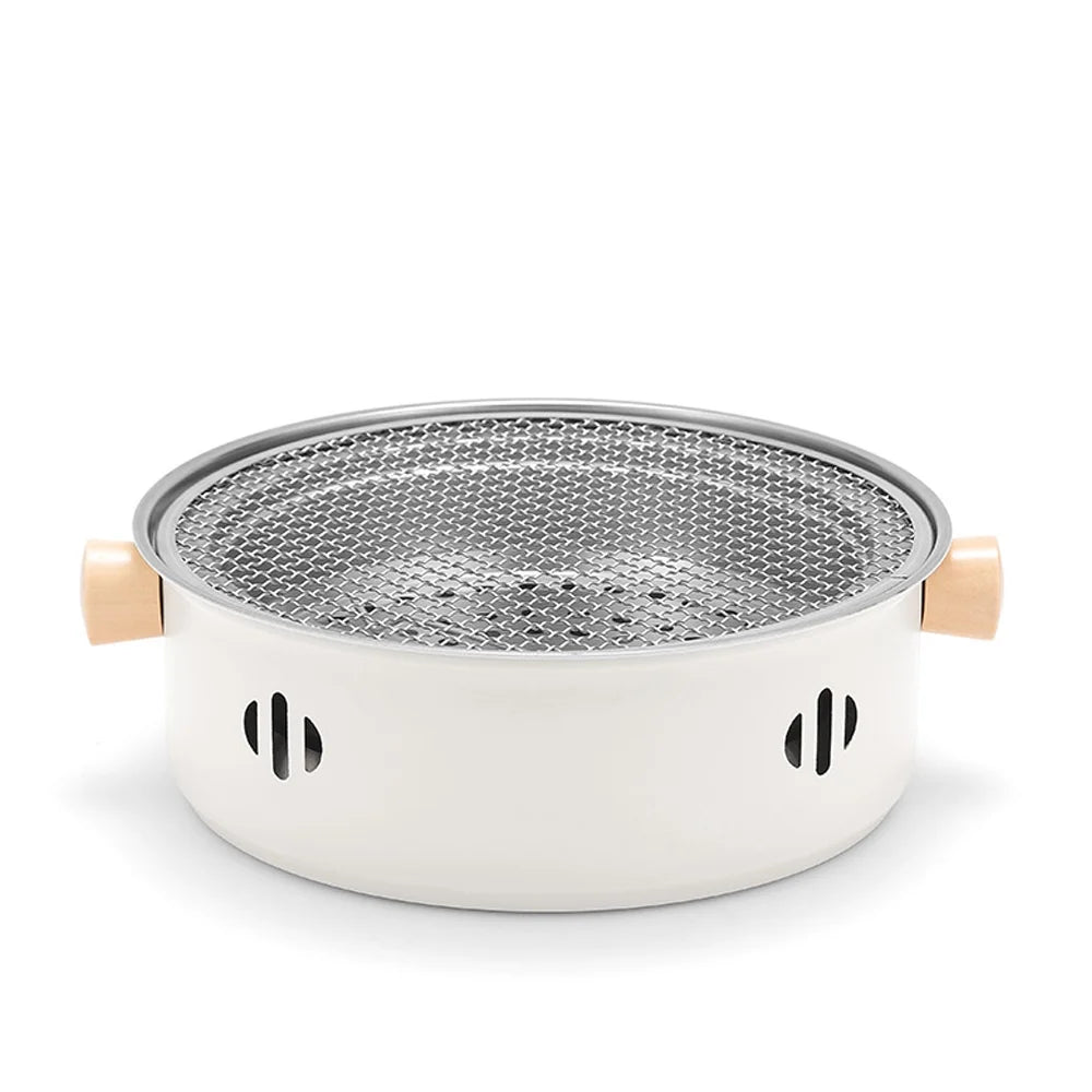 for Split Steel Walmeck Charcoal BBQ Portable Camping Grill, Stainless Travel Grill and