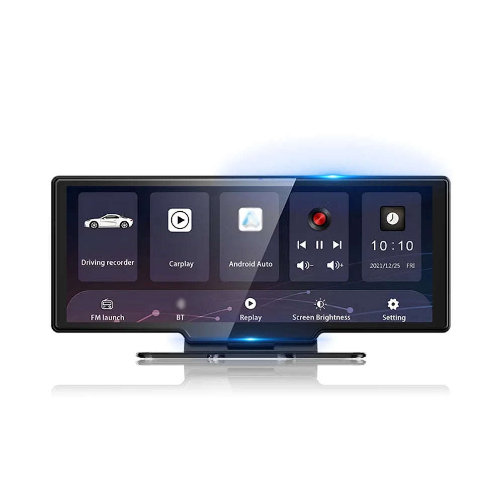 10.26 & WiFi Cam Auto - Calling Dash Recorder 4K - - Touchscreen - DVR Loop Front - Rear Android G-Sensing, Monitor Inch Supported Recording, Built-in Driving Hands-Free Parking Carplay,