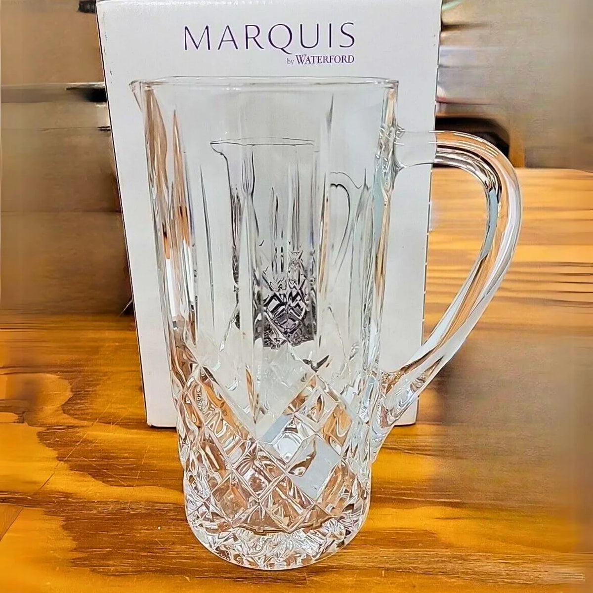 Waterford fl Crystalline, by Pitcher Marquis 39 Clear oz, Markham