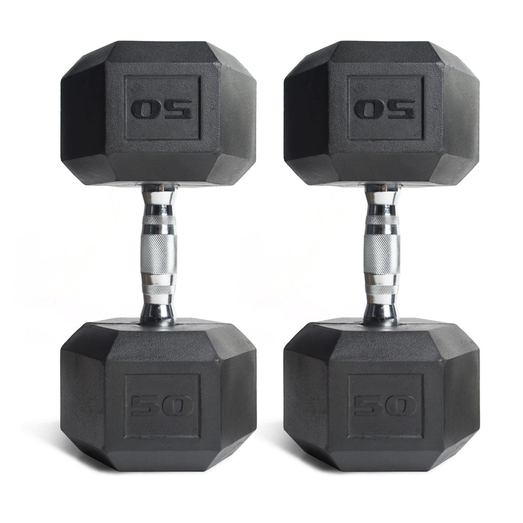 Coated Dumbbell, Pair 50lb