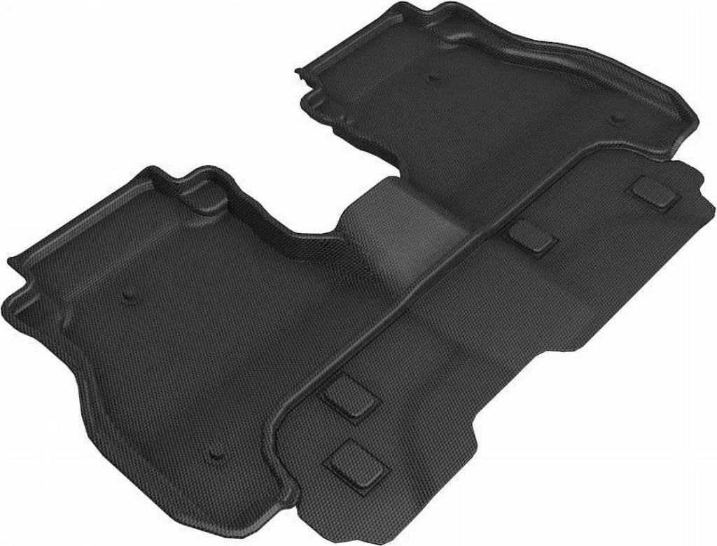 Kagu 3D Fits Row Gladiator MAXpider Mats Carbon Embossed JT Floor Jeep L1JP02221509 2nd Pattern Fiber 2020-2024