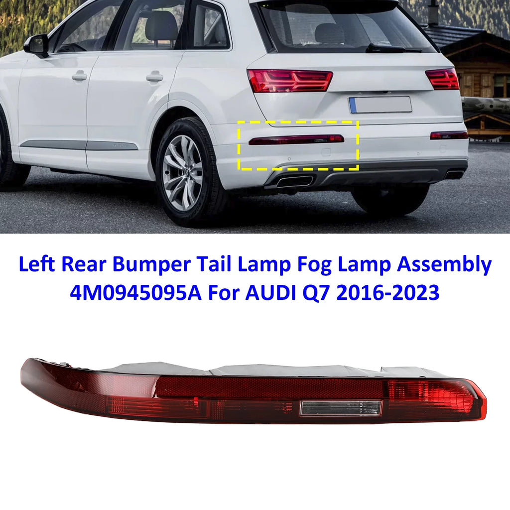 Bumper AUDI Lamp Assembly 4M0945095A 2016-2023 Fog For Rear Q7 Lamp Tail Left